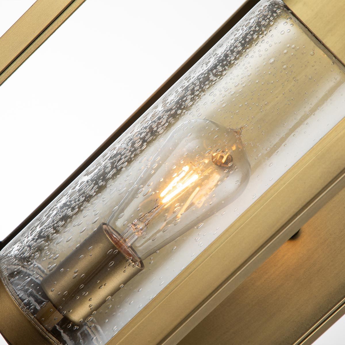 Atwater 1 Light Large Brass Outdoor Wall Lantern