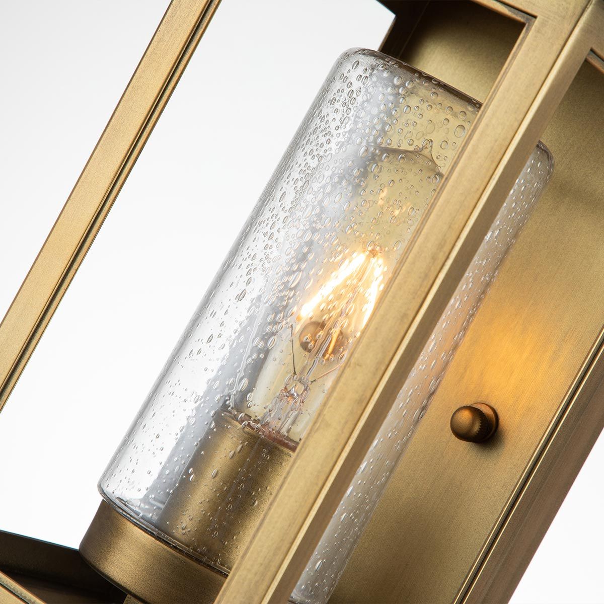 Atwater 1 Light Small Brass Outdoor Wall Lantern