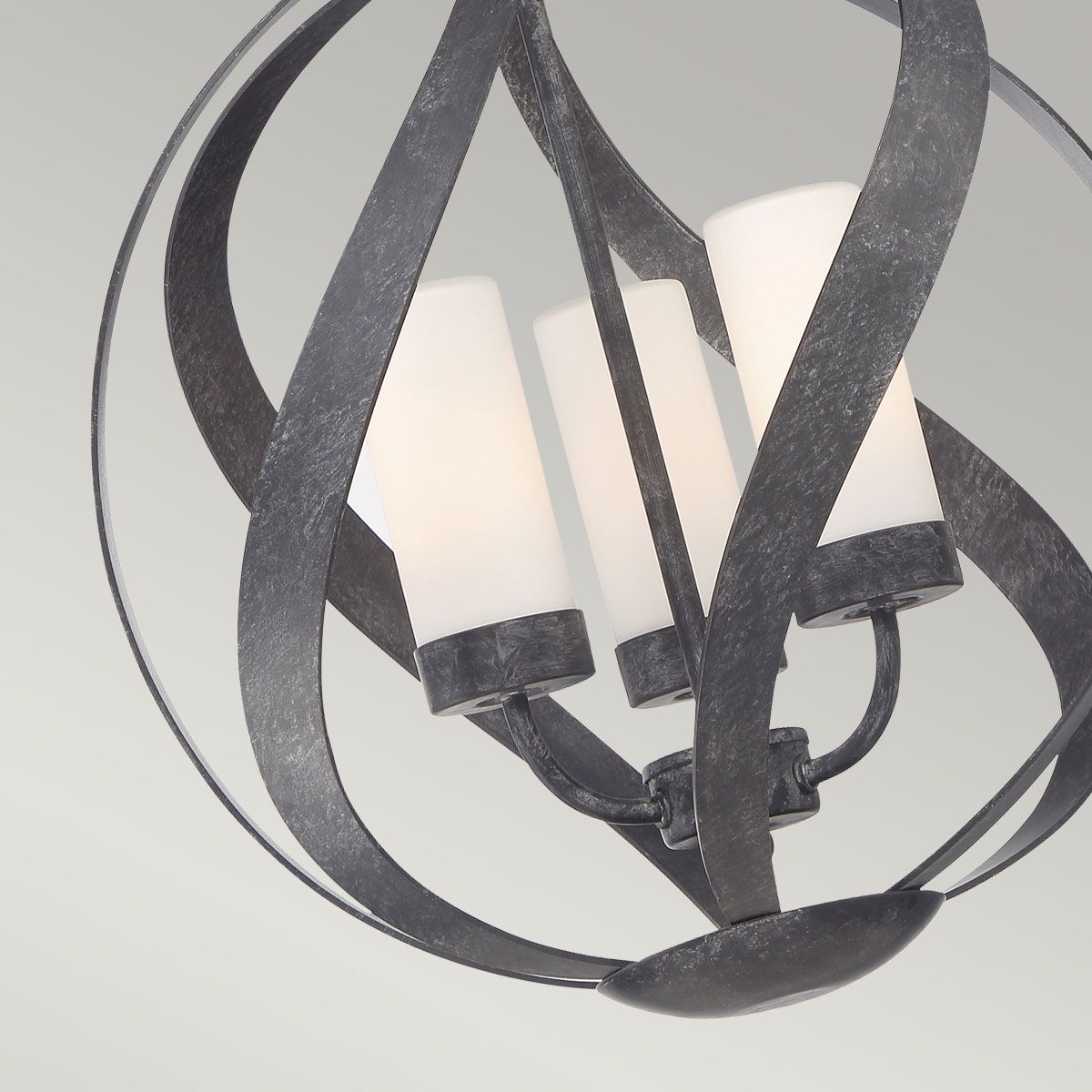 Blacksmith 3 Light Outdoor Chandelier