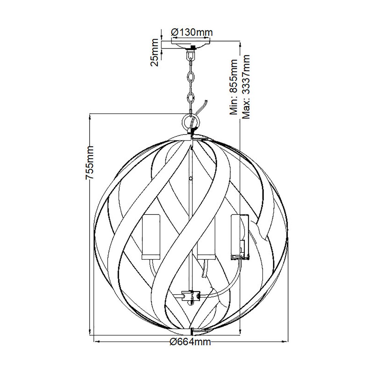 Blacksmith 5 Light Outdoor Chandelier-warehouse-25-09-26