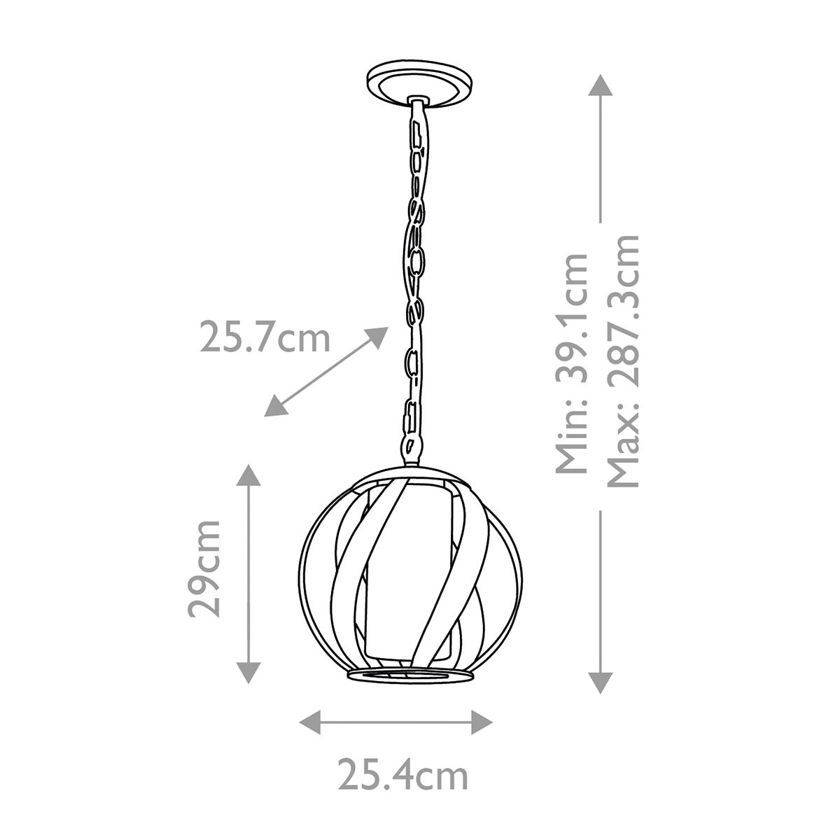 Blacksmith 1 Light Outdoor Pendant