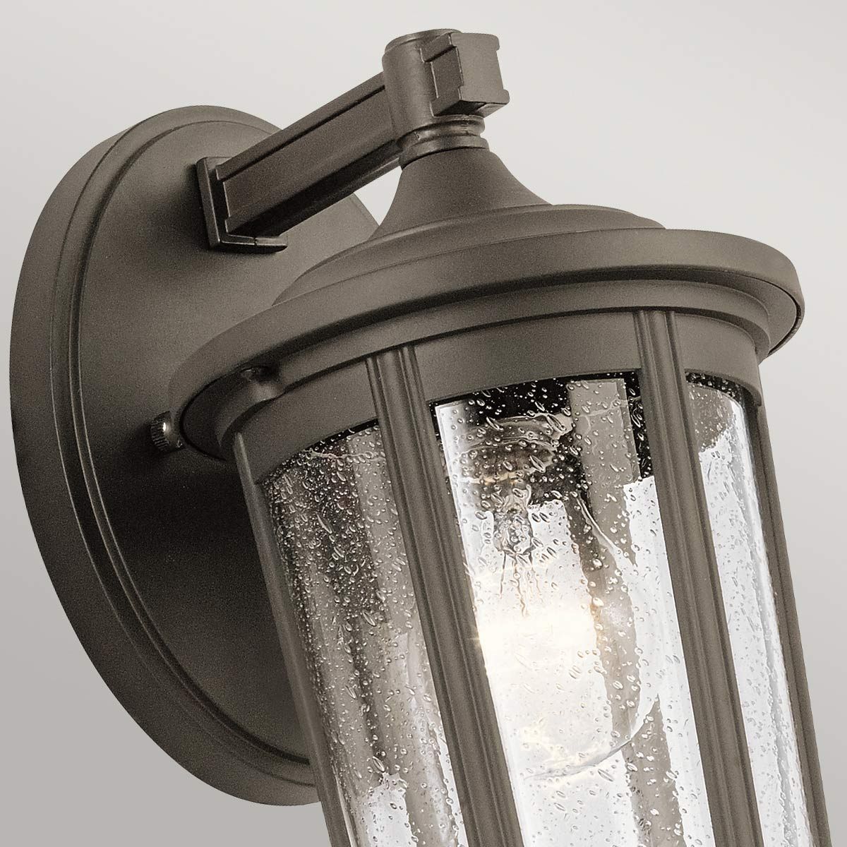 Fairfield 1 Light Medium Bronze Outdoor Wall Lantern