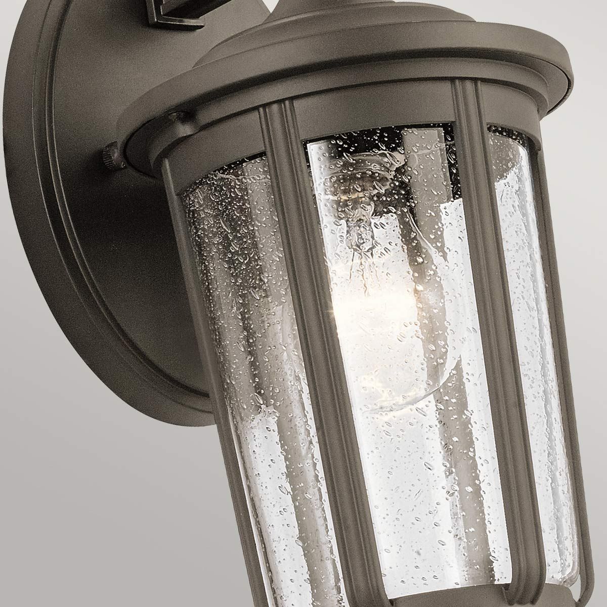 Fairfield 1 Light Medium Bronze Outdoor Wall Lantern