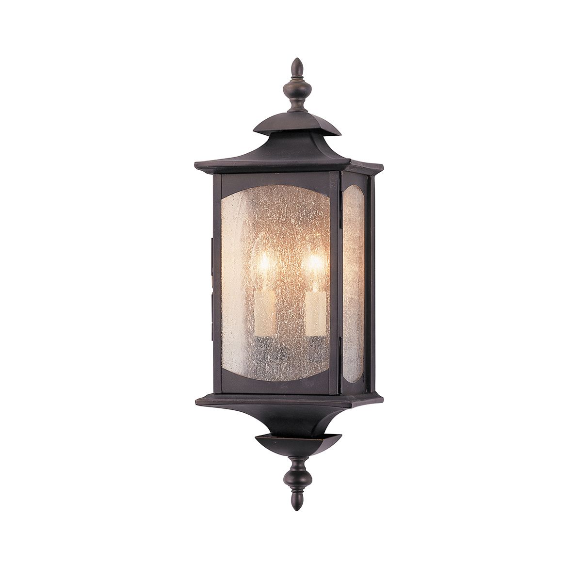 Market Square 2 Light Bronze Outdoor Wall Light QN-MARKET-SQUARE-M by Feiss