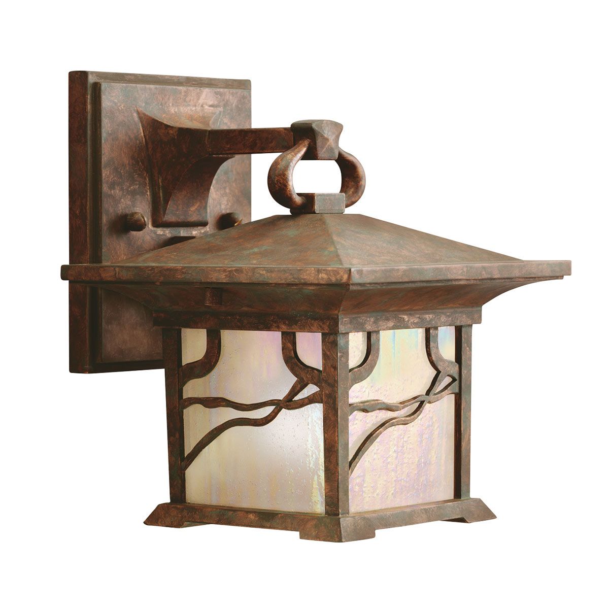 Morris 1 Light Small Copper Outdoor Wall Lantern QN-MORRIS-S by Kichler