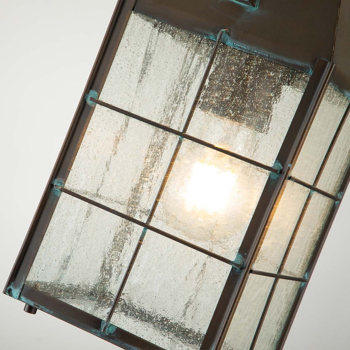 Nantucket 1 Light Medium Brass Outdoor Chain Lantern
