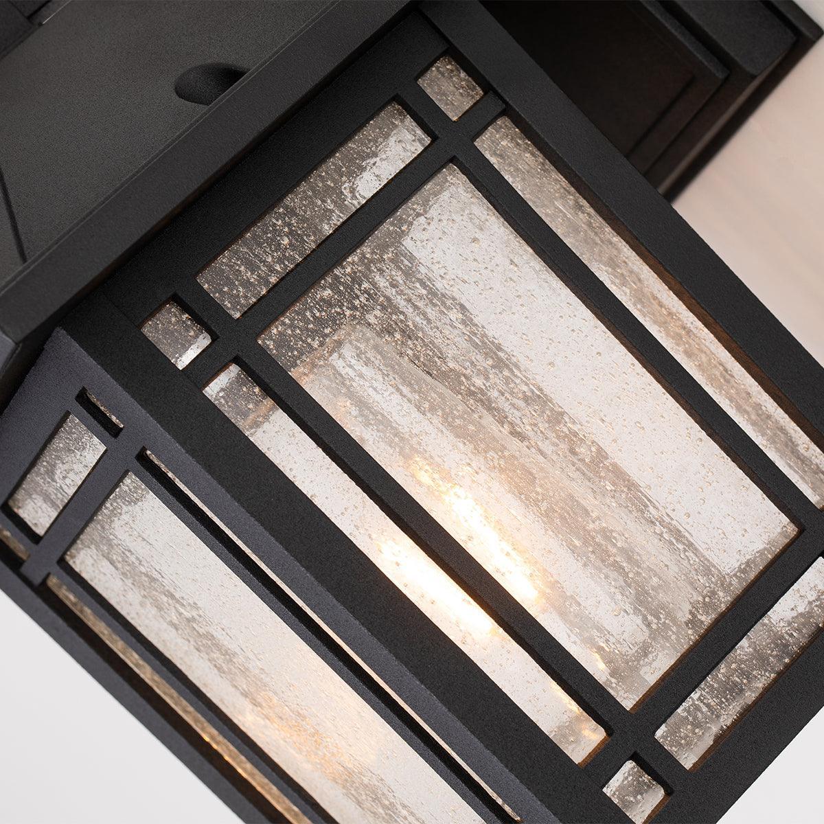 quoizel cedar point 1 light small outdoor wall lantern Detailed Close Up