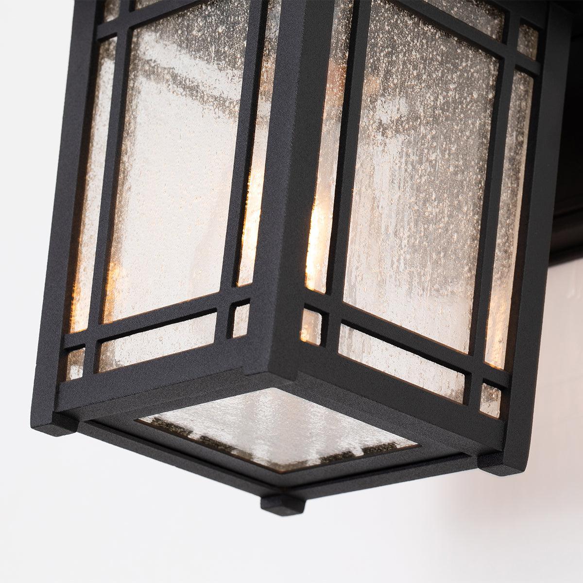 quoizel cedar point 1 light small outdoor wall lantern Living Room Close Up