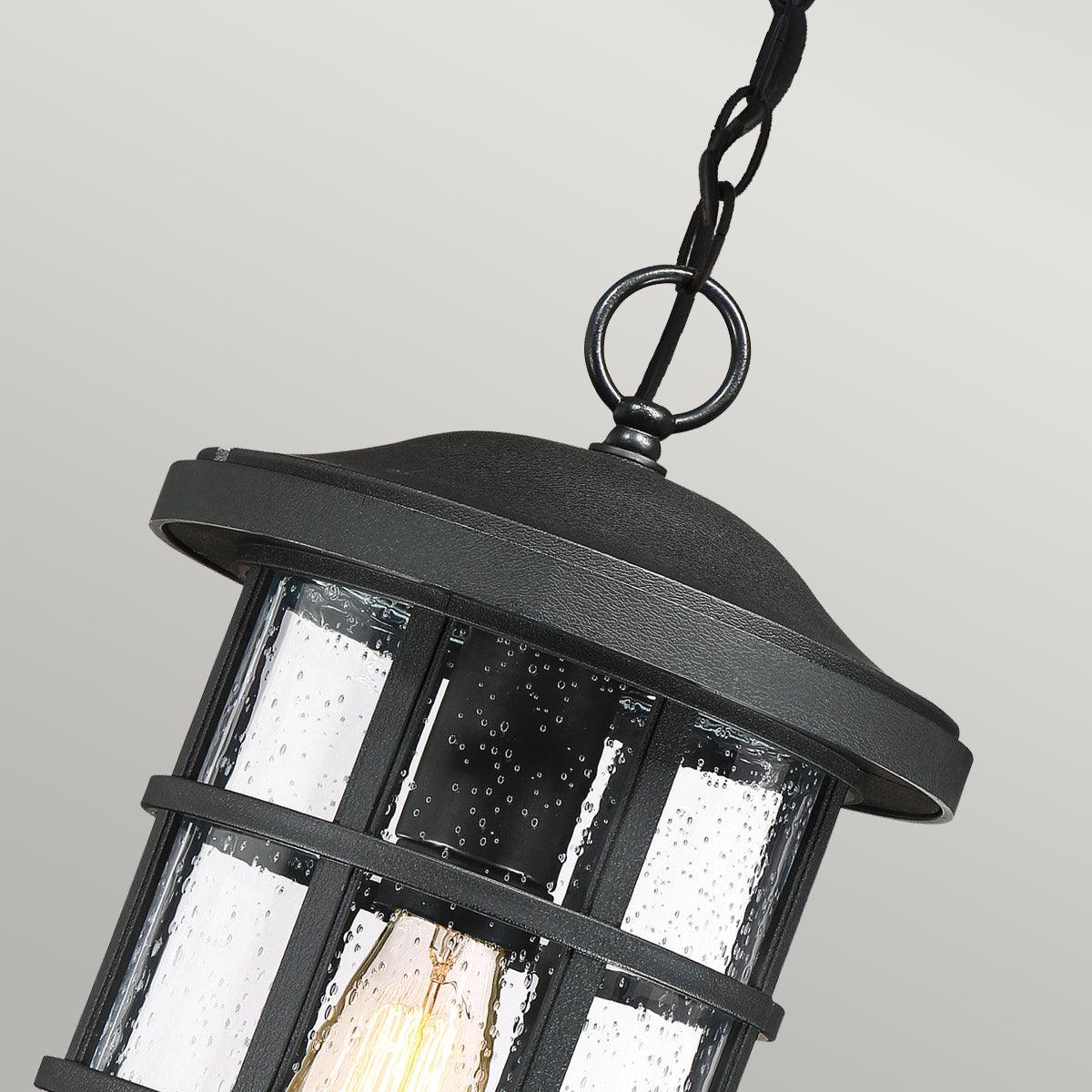 Quoizel Crusade 1 Light Chain Lantern QZ-CRUSADE8-BLK
