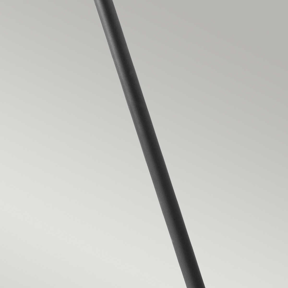 Elstead Turin Black Finish Outdoor Pillar Lantern T4 BLACK