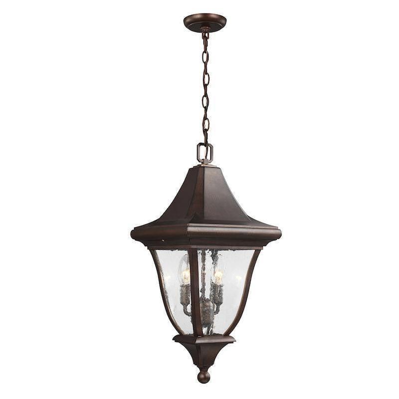 Feiss Oakmont Bronze Outdoor Pendant-OB-35-25-09