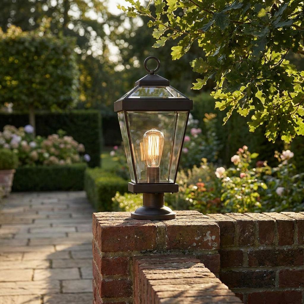 Quoizel Ravine Medium Bronze Pedestal Light QZ-RAVINE3-M
