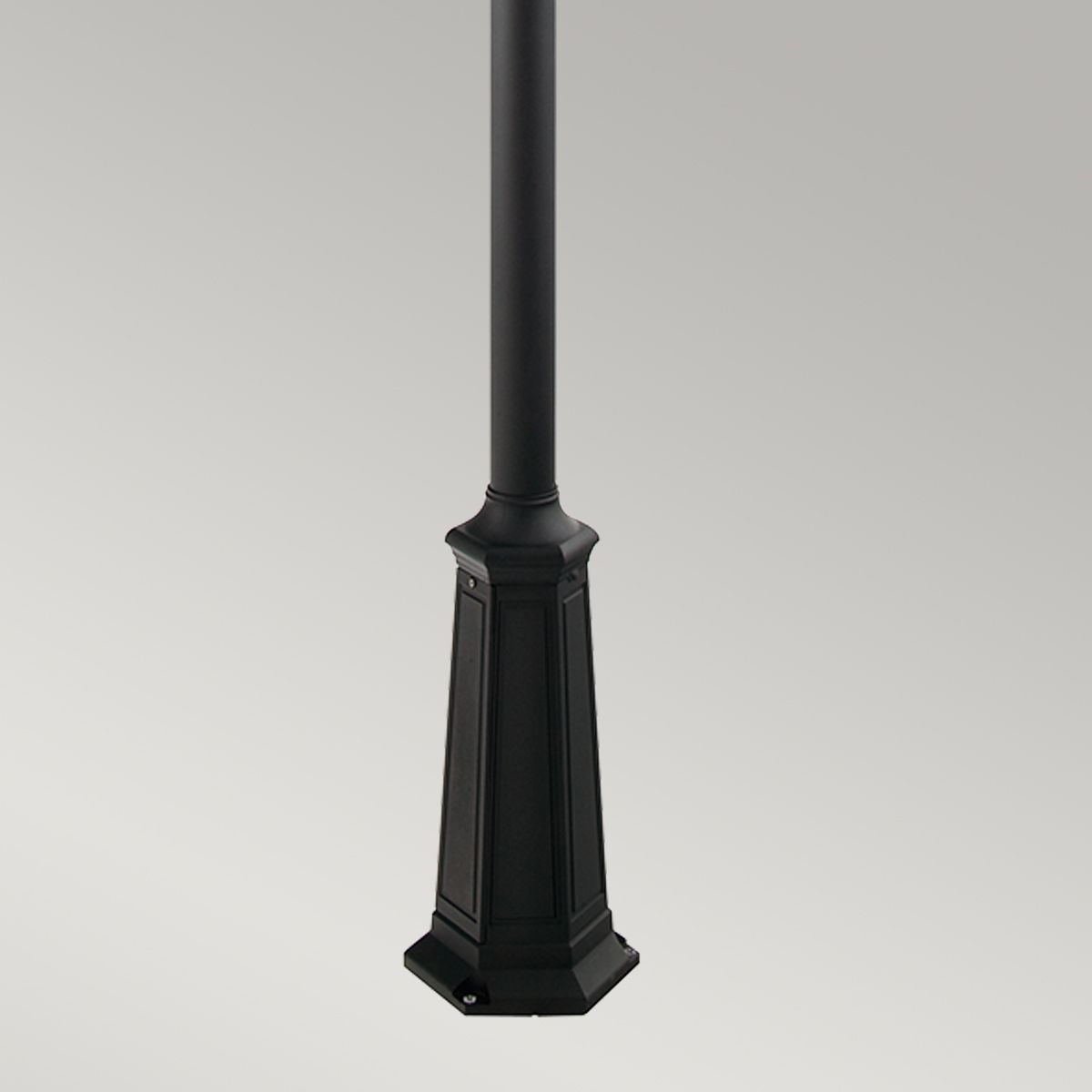 Elstead Valencia Grande Black Finish Outdoor Single Arm Lamp Post VG5 BLACK