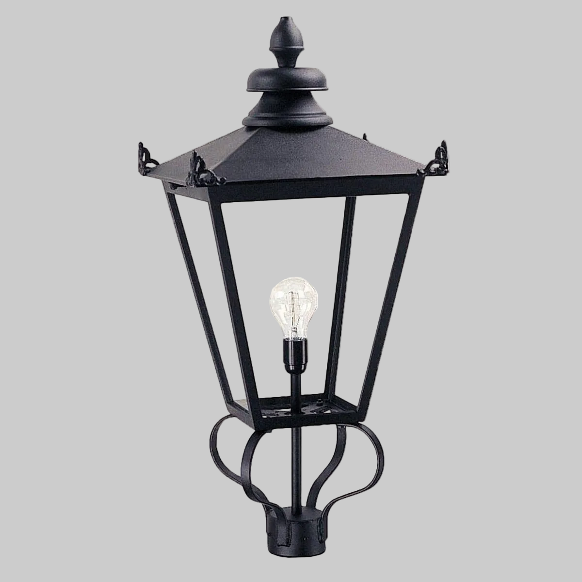 Elstead Wilmslow Black Finish Outdoor Lantern Head Only WSLL1
