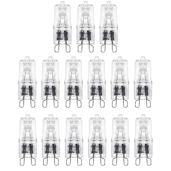 15 x G9 Dimmable 28W Warm White Halogen (40W Equivalent)