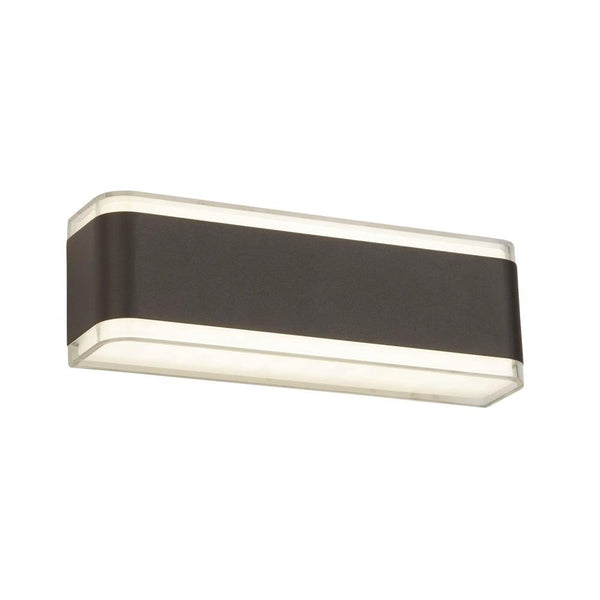 Doughlas LED Outdoor Grey & White Wall Light Searchlight