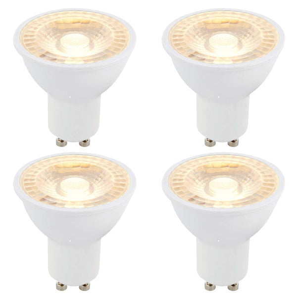 4 X GU10 LED 6W 38 Degree Warm White Bulb