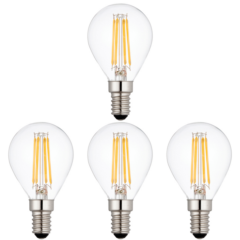 4 x E14 LED Lamp/Bulb Dimmable 4W (40W Equivalent)