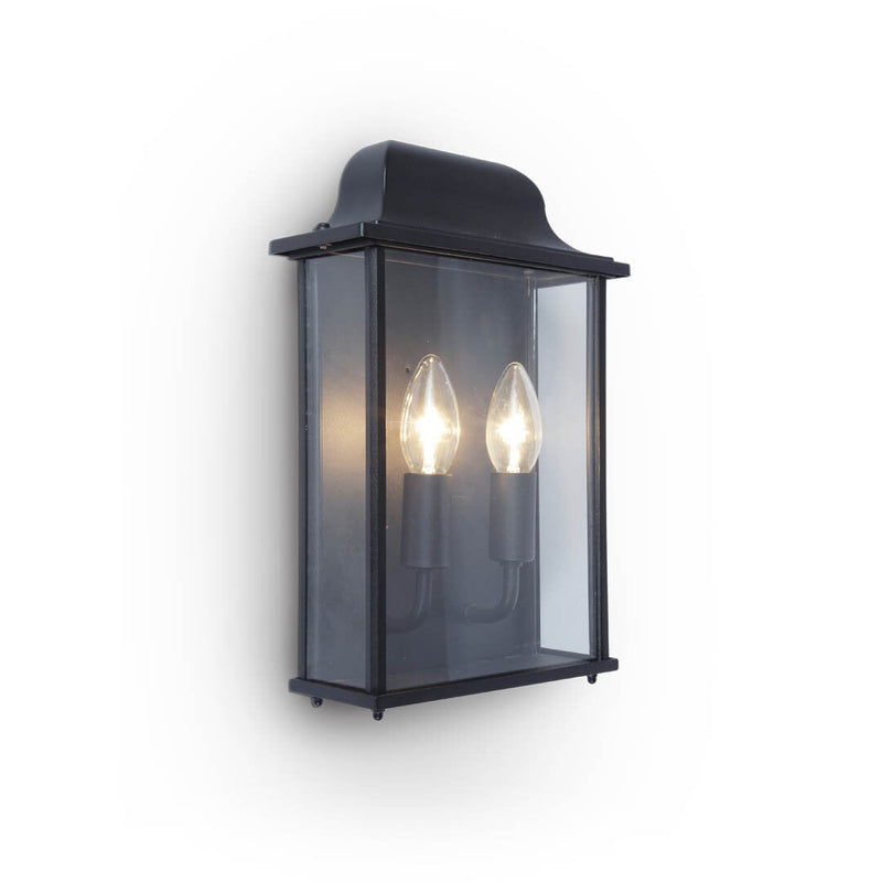Lutec Holly Outdoor Wall Light In Black 5029601425