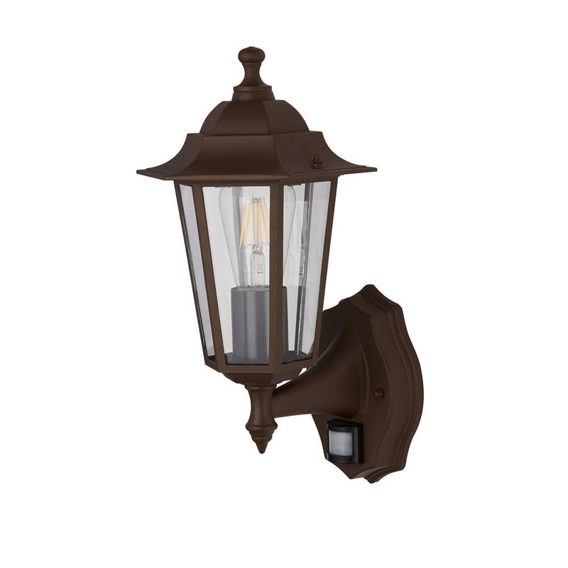 Searchlight Alex Outdoor Traditional Wall Light Rust Brown
