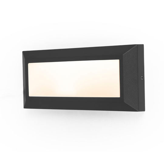 Lutec Helena Outdoor Surface Brick LED Wall Light - Black 5191605012