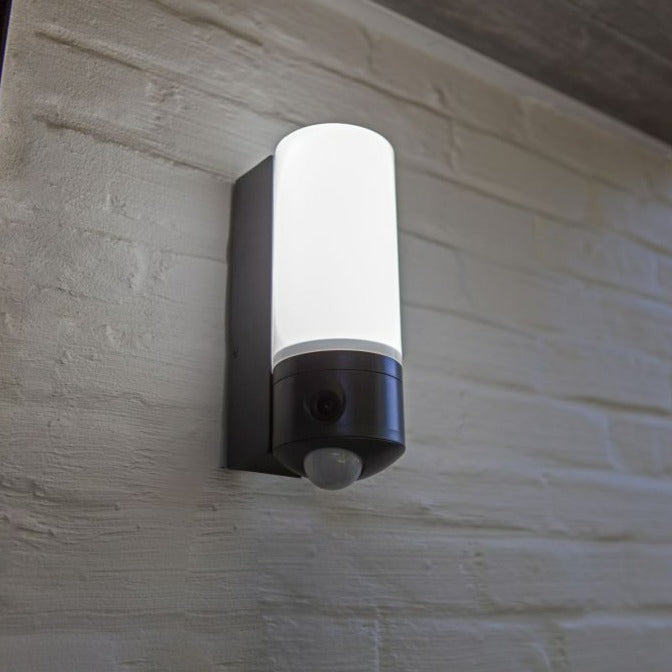 Buy Lutec Pollux Outdoor LED Wall Light With Security Camera & Pir Sensor