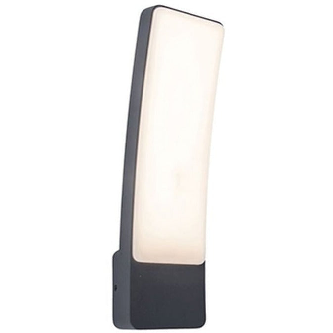Lutec Kira Integrated LED Outdoor Wall Light In Dark Grey 5288902118