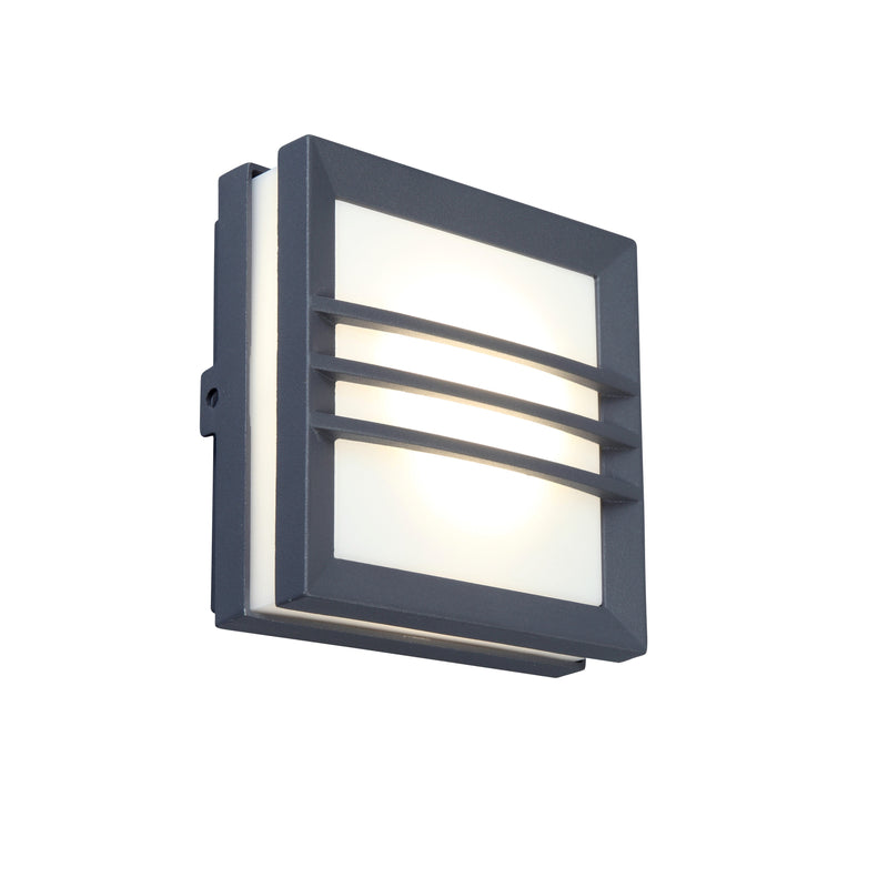 Lutec Seine LED Wall or Flush Ceiling Light - Grey 6334102118