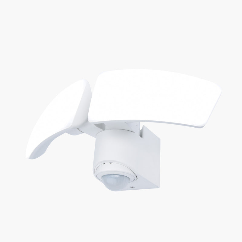 Outdoor motion sensor lights with camera top