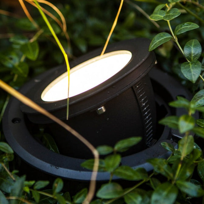 Lutec Arctic IP67 LED Ground Spot Light - Black