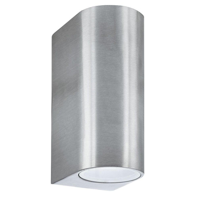 Searchlight LED Outdoor & Porch Silver Up/Down Wall Light