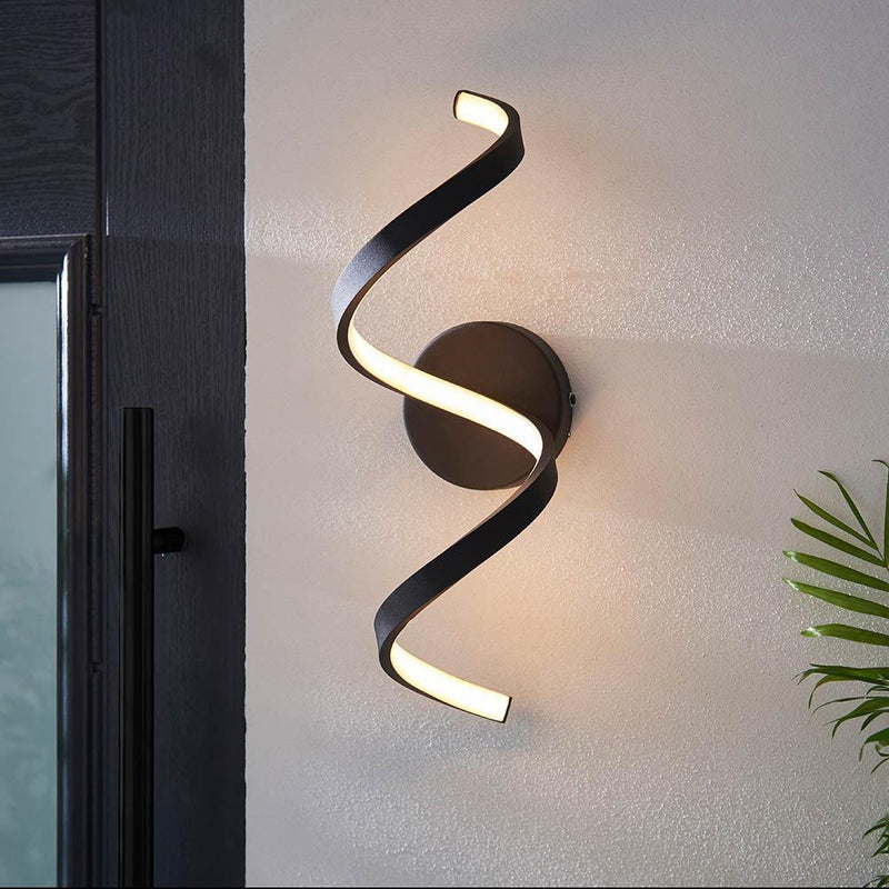 Endon Astral Black Outdoor Wall Light