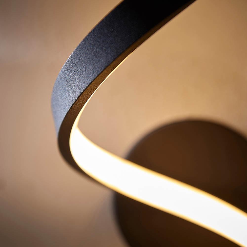 Endon Astral Black Outdoor Wall Light