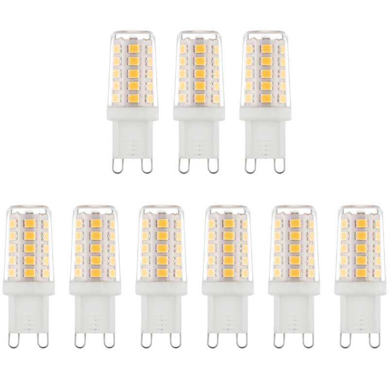 9 x G9 LED 2.3W Warm White Halogen 20W Equivalent