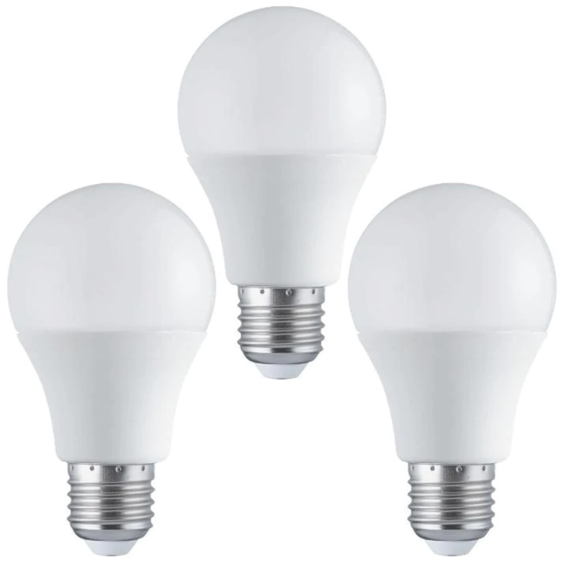 3 x E27 LED Dimmable 10W Lamp/Bulb (60W Equivalent)