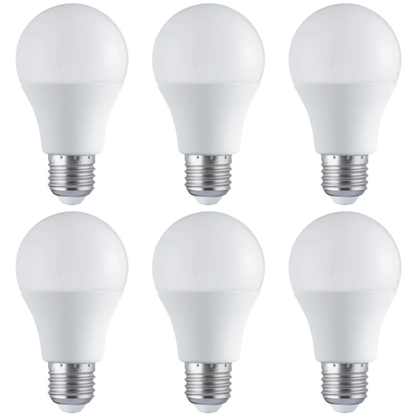 6 x E27 LED Dimmable 10W Lamp/Bulb (60W Equivalent)