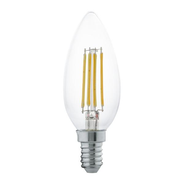 2 X E14 LED Dimmable Lamp/Bulb Candle Filament 4W (25W Equivalent)