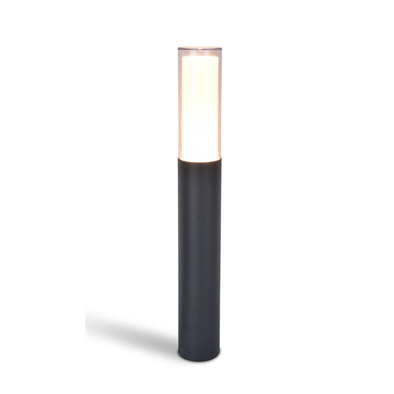 Lutec Dropa Outdoor LED Bollard Light - Dark Grey 7200501118