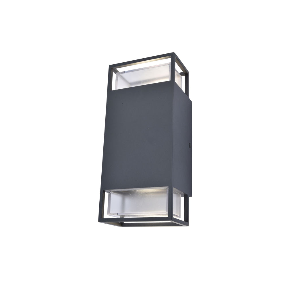 Lutec Explorer LED Outdoor Wall Mounted Spotlight - Dark Grey - Lighting Direct Lutec Explorer LED Outdoor Wall Mounted Spotlight - Dark Grey - Lighting Direct