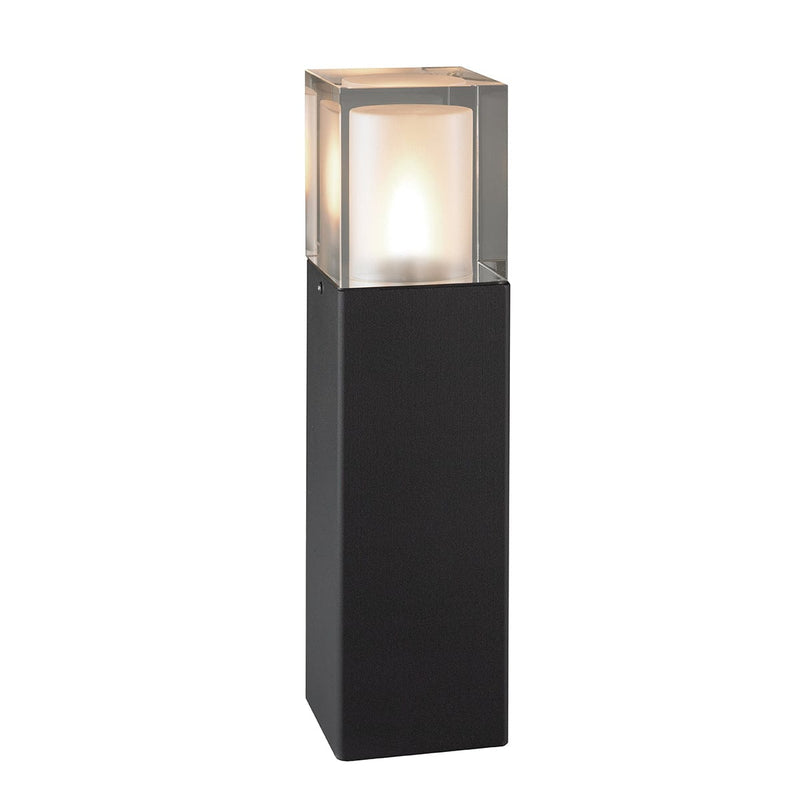 Norlys Arendal Medium Black Outdoor Bollard Light ARENDAL-M-BLK