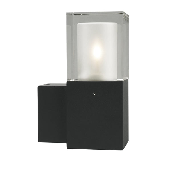 Norlys Arendal 1 Light Black Outdoor Wall Light ARENDAL-WALL-BLK
