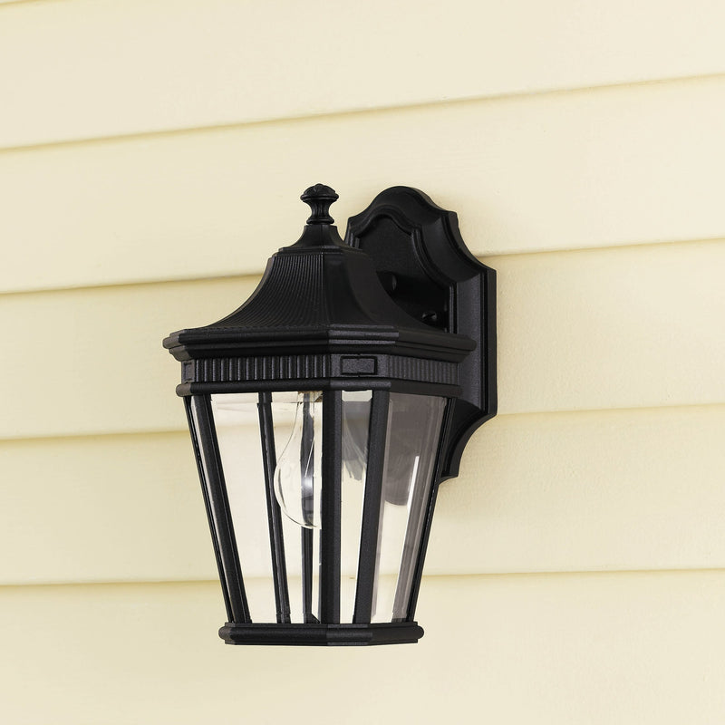 Elstead Cotswold Lane Black Small Outdoor Wall Lantern FE/COTSLN2/S BK