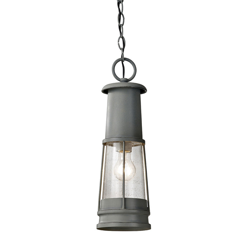 Elstead Chelsea Harbour Storm Cloud Finish Outdoor Pendant Lantern