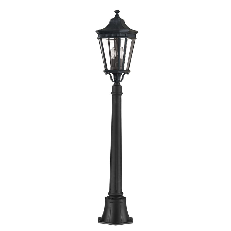 Elstead Cotswold Lane Black Medium Outdoor Pillar Lantern