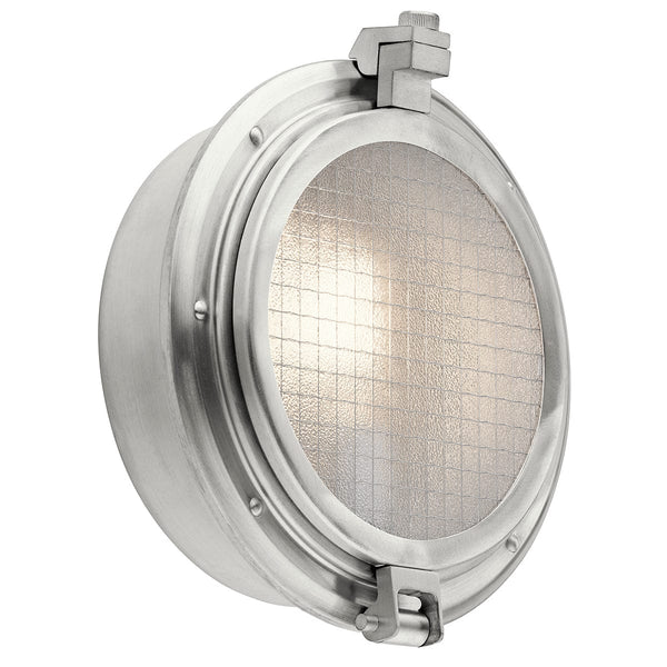 Kichler Clearpoint 1 Lt Outdoor Wall Light Brushed Aluminium