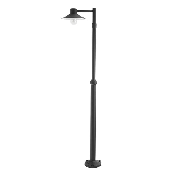 Norlys Lund 1 Light Black Outdoor Lamp Post LUND5-BLACK-C
