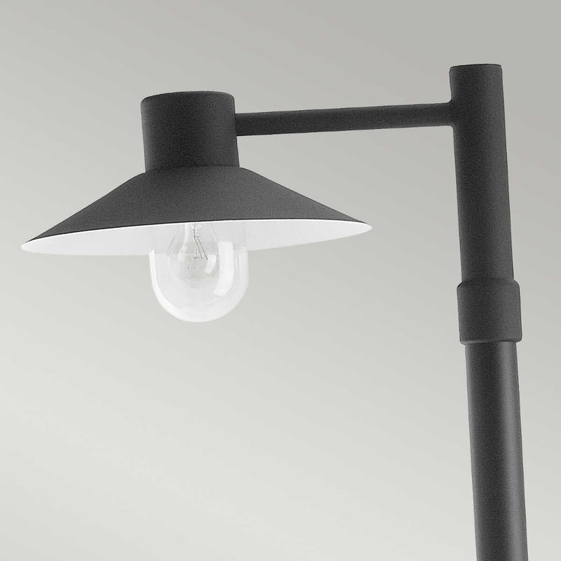 Norlys Lund 1 Light Black Outdoor Lamp Post LUND5-BLACK-C