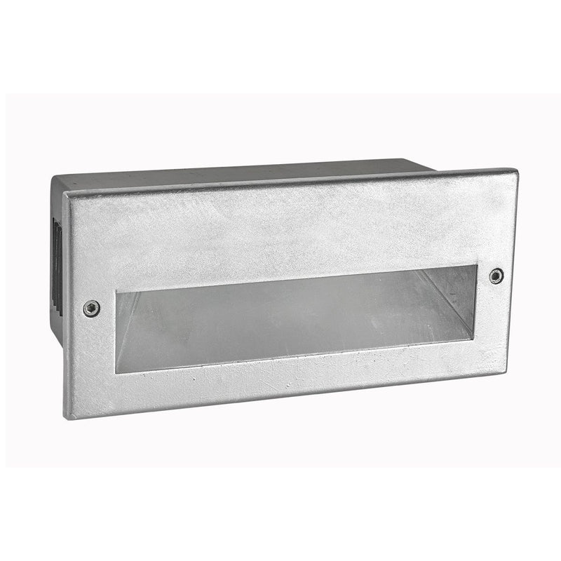 Norlys Namsos LED Recessed Outdoor Wall Light Galvanized