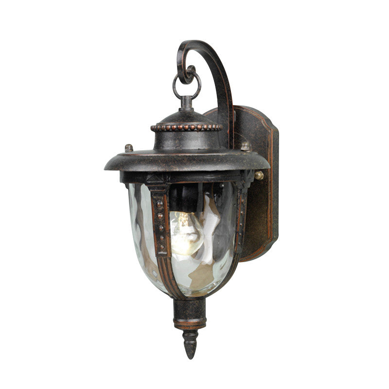 Elstead St Louis Weathered Bronze Small Outdoor Wall Lantern