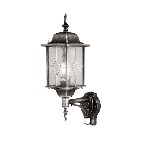 Elstead Wexford Black Finish Outdoor PIR Wall Lantern